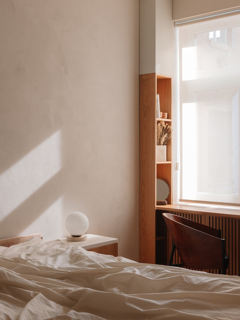 Apartamento da Casa na Árvore / Projekt V Arhitektura - Fotografia de Interiores, Dormitório, Madeira, Cama