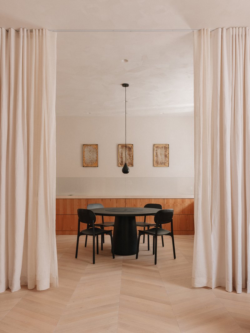 Apartamento da Casa na Árvore / Projekt V Arhitektura - Fotografia de Interiores, Sala de Jantar, Madeira