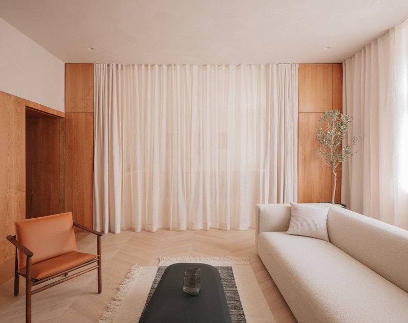 Apartamento da Casa na Árvore / Projekt V Arhitektura - Fotografia de Interiores, Sala de Estar, Madeira