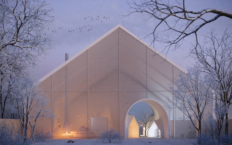 From Desert to Forest: 8 Unbuilt Houses Designed as Contemporary Retreats - Image 21 of 49