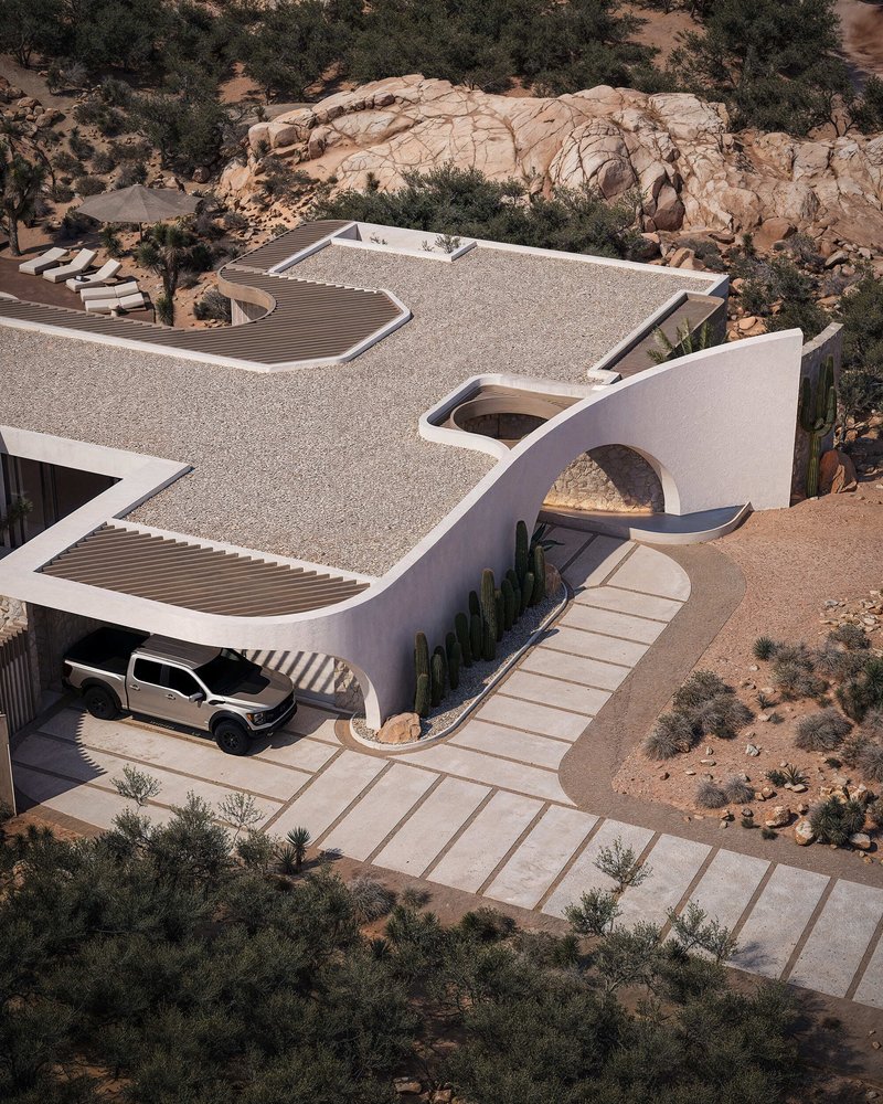 From Desert to Forest: 8 Unbuilt Houses Designed as Contemporary Retreats - Image 4 of 49