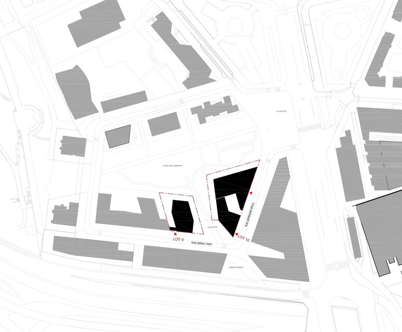 Neighborhood in Paris - Media Library and Family Flats, Student Residence, and Social Housing Units / La Architectures + Atelier Régis Roudil Architectes + Nicolas Hugoo Architecture - Image 25 of 36
