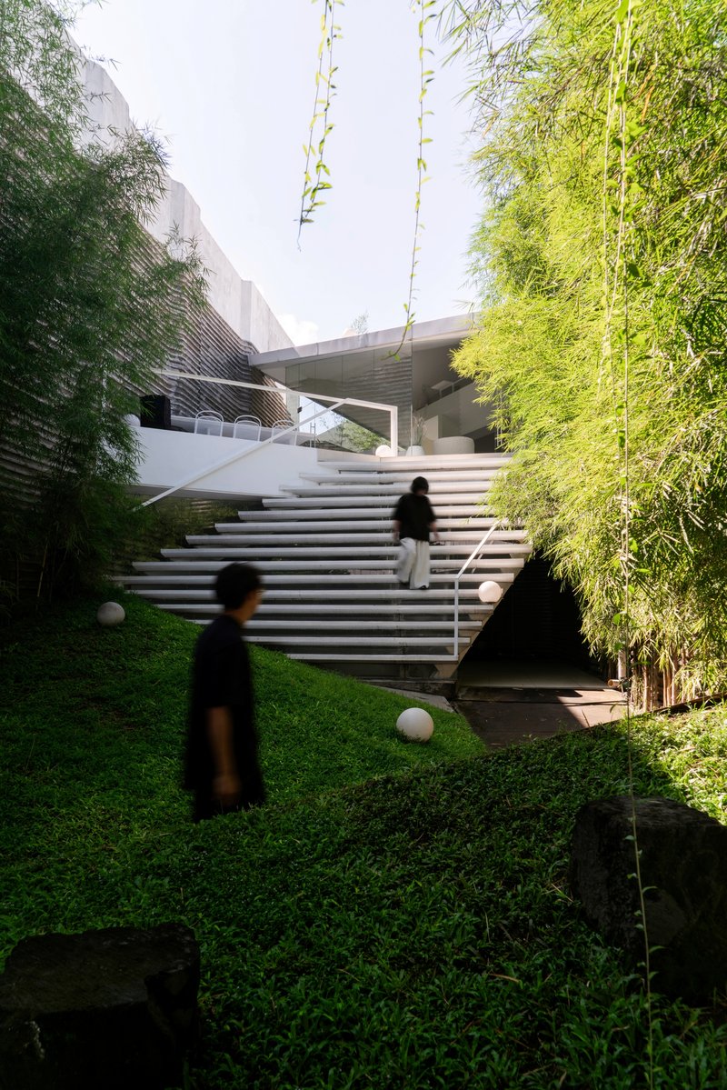 Folded Rooms Garden / RAD+ar (Research Artistic Design + architecture) - Exterior Photography, Stairs