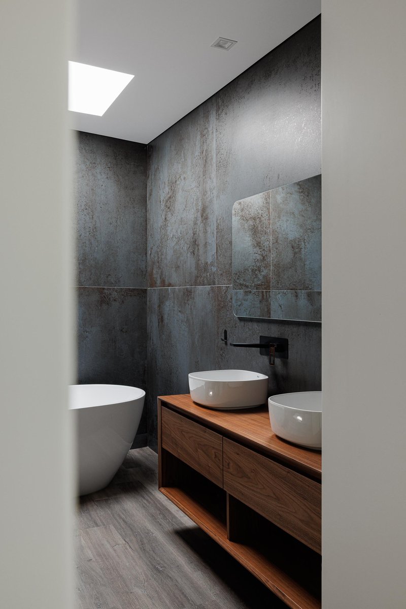 Casa dos Sobreiros II / Urbanpolis – Construções e Empreendimentos, Lda - Fotografia de Interiores, Banheiro, Pia