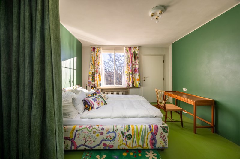 Villa Beer Renovation / Christian Prasser Architektur - Interior Photography, Bedroom, Bed, Wood, Lighting