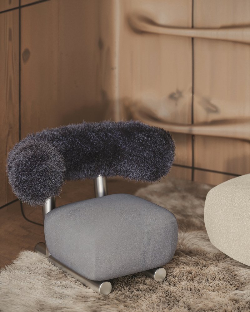 high-altitude cottage emerges like a rock from georgian mountains